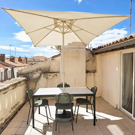 Apartman Centre Ville, Terrasse Vue Sur Les Toits, Wifi & Clim *