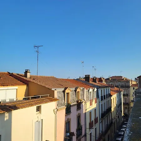 アパート Centre Ville, Terrasse Vue Sur Les Toits, Wifi & Clim ベジエ
